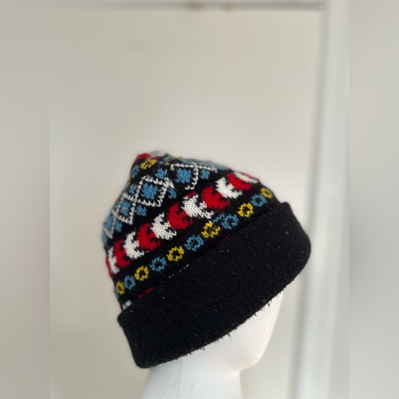 Vintage 90s Artex knit Colorful Geometric Beanie Winter Hat. Union Made. USA. - Picture 2 of 8